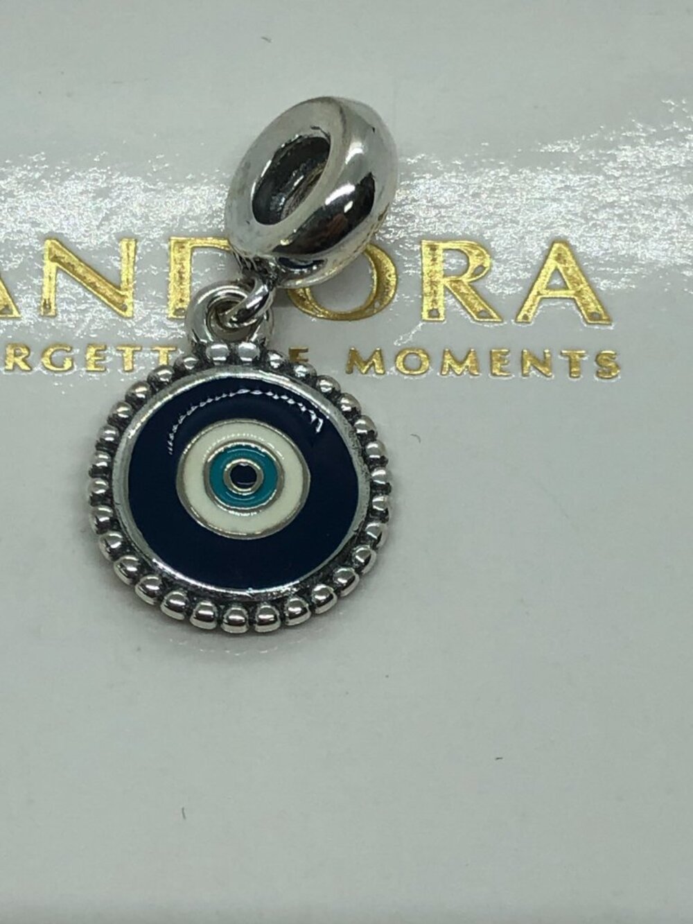 ✨🔥Pandora Evil eye Dangle Charm Pendant S925 Sterling Silver jewelry